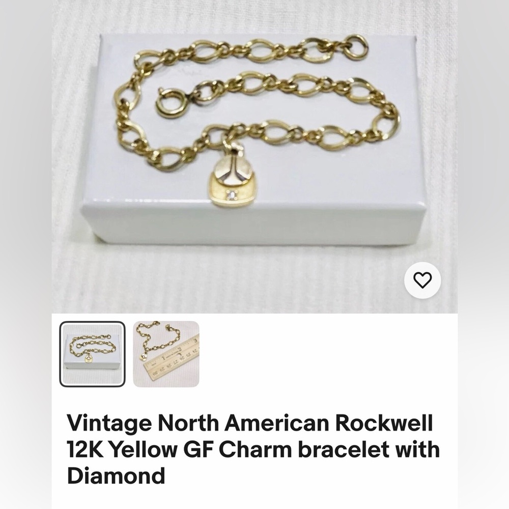 Authentic Original Vintage Style Gold Bracelet